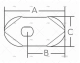 STAMP LATCH PAWL 92mm SS316 MARINE TOWN