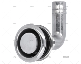 FLUSH TANK VENT 90º SS316 19mm