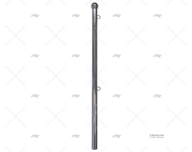 ASTA BANDERA INOX SS304 MAGNETICA 610mm