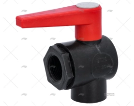 BALL VALVE 2 ANGLE WAYS  PPG 1"