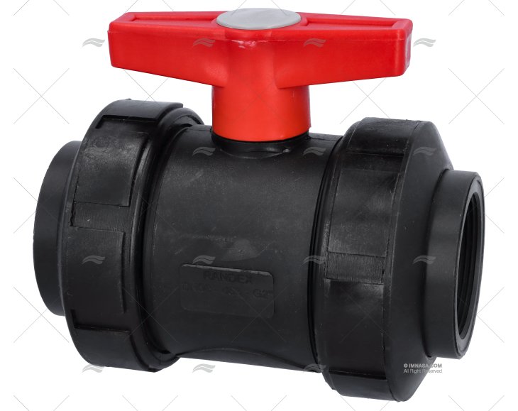 BALL VALVE DOUBLE UNION BSP  PPG 2" RANDEX IBERICA