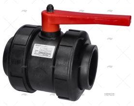 BALL VALVE DOUBLE UNION BSP  PPG 3"