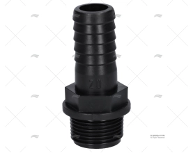 STRAIGHT HOSE NOZZLE 3/4" DIAM 20mm RANDEX IBERICA