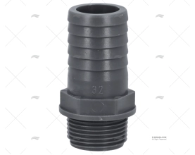 STRAIGHT HOSE NOZZLE 1" DIAM 32mm RANDEX IBERICA