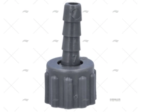 STRAIGHT HOSE NOZZLE 1/4" DIAM 7mm RANDEX IBERICA