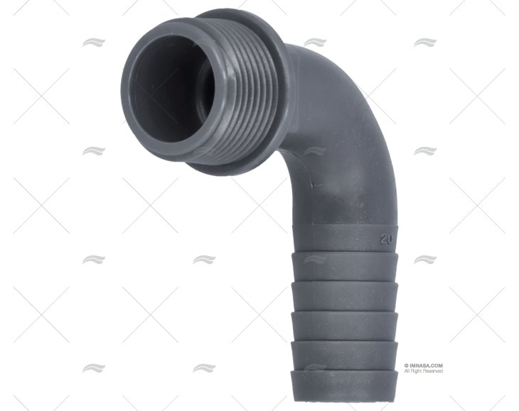 ELBOW HOSE NOZZLE 3/4" DIAM 20mm RANDEX IBERICA