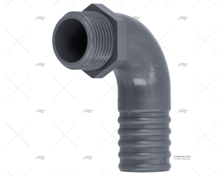 ELBOW HOSE NOZZLE 3/4" DIAM 25mm