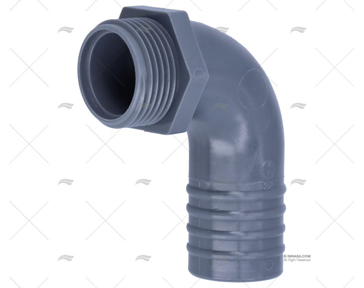 ELBOW HOSE NOZZLE 1" DIAM 32mm