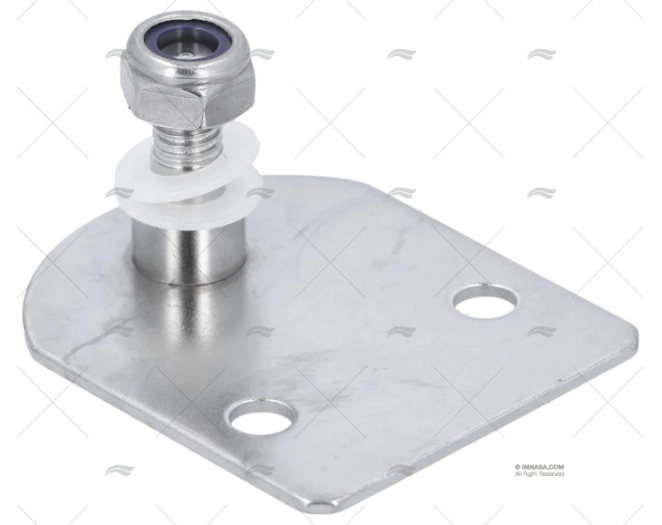 BASE PLATE FOR GASSPRING 8mm SCREW 58x48