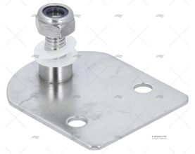 BASE PLATE FOR GASSPRING 8mm SCREW 58x48