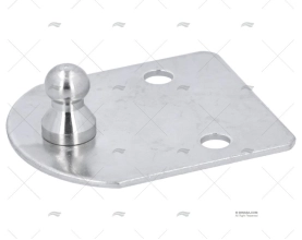 BASE PLATE FOR GASSPRING 10mm BALL 58x48