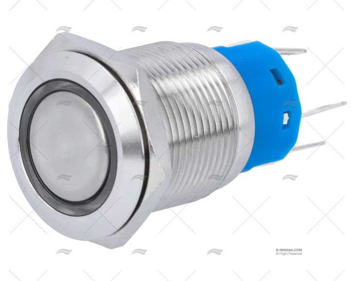 INTERRUPTOR PUSH-OFF 12V CON LED ROJO 5A