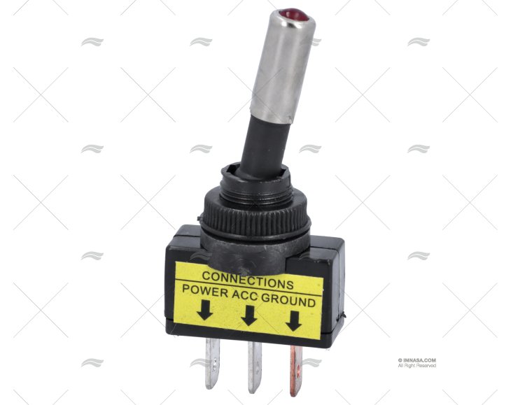 INTERRUPTEUR PUSIER ON-OFF 20A/12V/3PIN