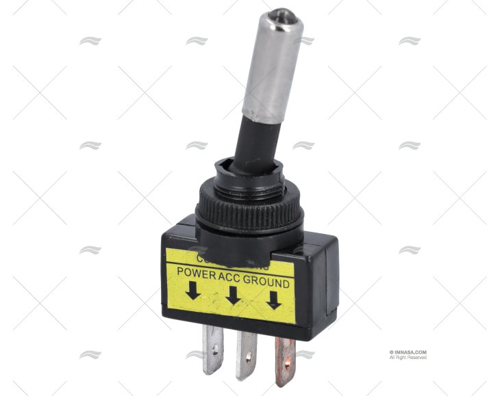 INT. ON-OFF 20A/12V/3PIN LUZ BLANCA