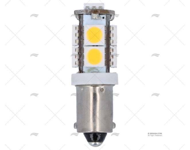 LAMPE BA9S LED 12V 1.2W 34.6x 9.2mm