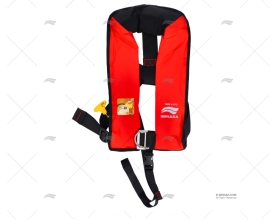 LIFE JACKET 150N AUTO HAMMAR+HARNES RED IMNASA