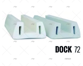 BARRA PROTEÇÃO PVC DOCK 72 BRANCO PxM TESSILMARE