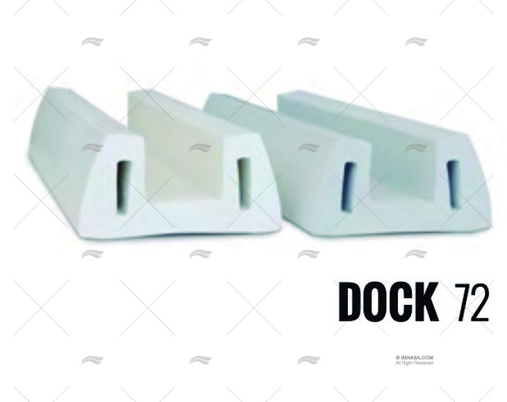 BARRA PROTEÇÃO PVC DOCK 72 BRANCO PxM TESSILMARE