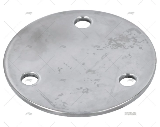 BASE RONDE INOX SS 316 73mm