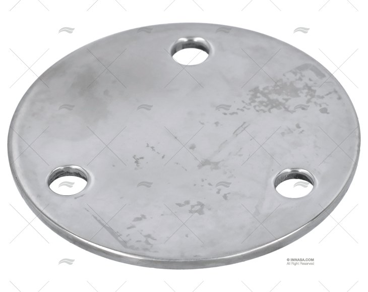 BASE REDONDA INOX SS 316 73mm