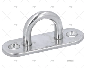 PLATINA INOX SS 304 60x20mm