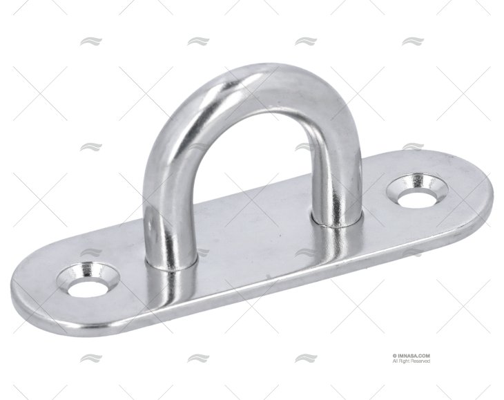 PLATINE INOX SS 304 80x26mm MARINE TOWN