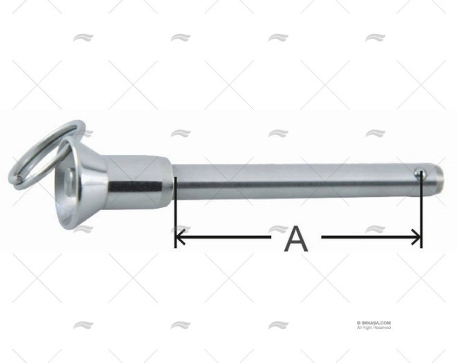 QUICK RELEASE PIN INOX 303 6x25mm