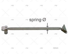 RETENEDOR DE TAPA INOX SS 304 210mm