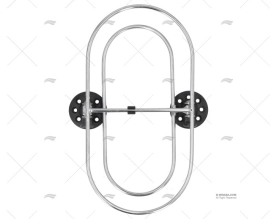 SOPORTE INOX P/DEFENSAS 310X160mm