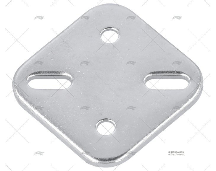 PLACA INOX 44X44mm