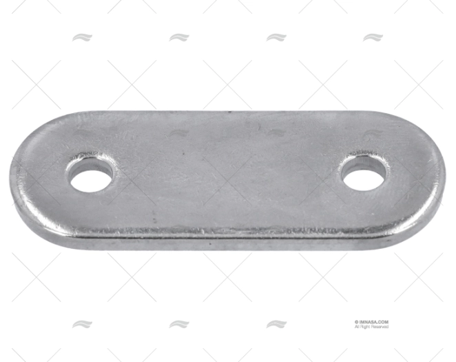 PLACA INOX 19x51mm