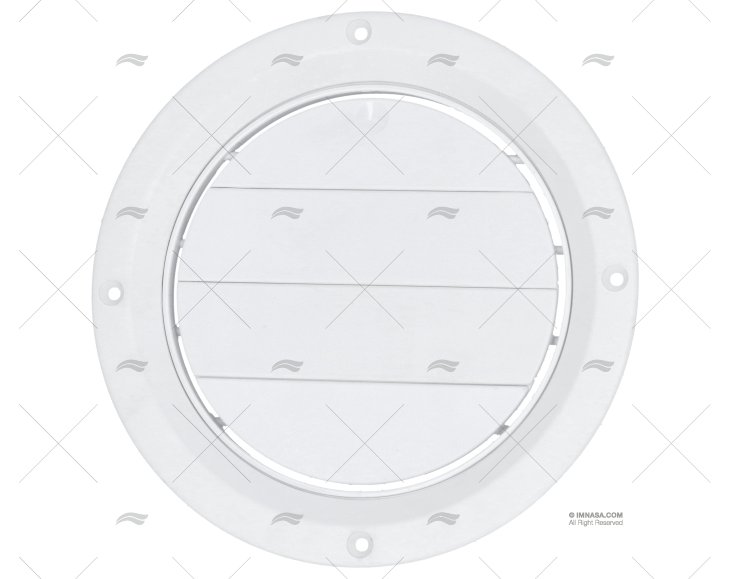 GRILLE VENTILATION PVC A/VIS DIAM 190mm