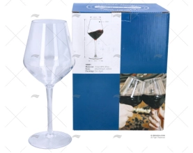 COPA VINO TRITAN 60x220mm 420ml 4pcs