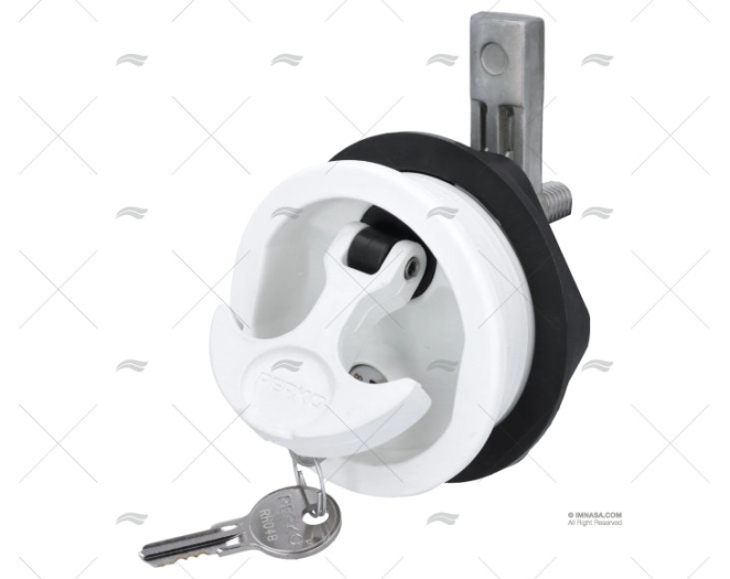 T HANDLE W/LOCK 76mm WHITE WHITE