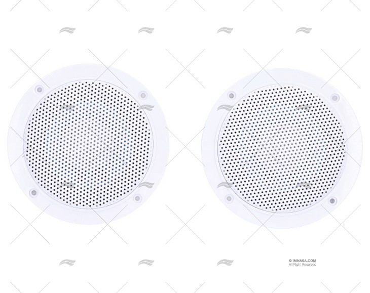 ALTAVOZ 2Ud. 60W 124mm IP44 BLANCO