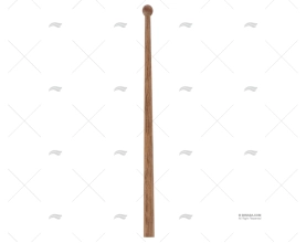 TEAK FLAGPOLE 900mm BASE 25mm ARC MARINE