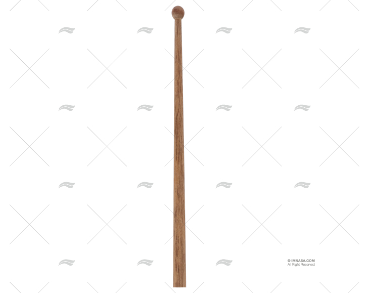 TEAK FLAGPOLE 900mm BASE 25mm ARC MARINE