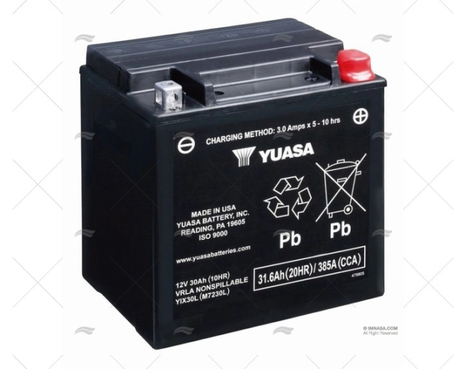 BATTERIE AGM GS 30A YUASA