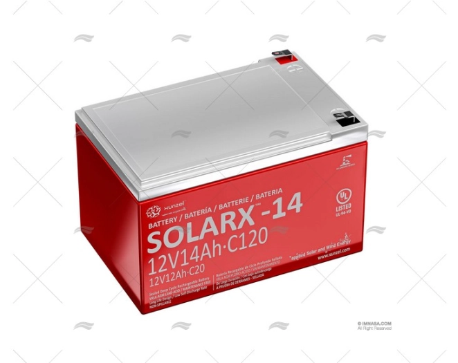 BATTERY SOLARX AGM  14A 12V XUNZEL