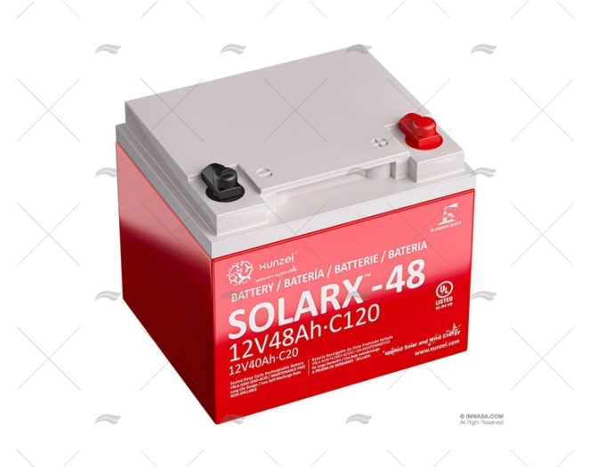 BATTERIE SOLARX AGM  48A 12V XUNZEL