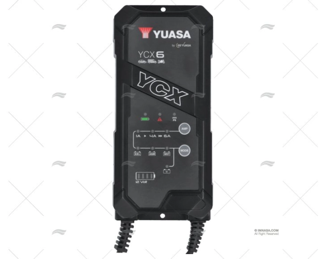 CARGADOR 12V   6A 1SAL YUASA