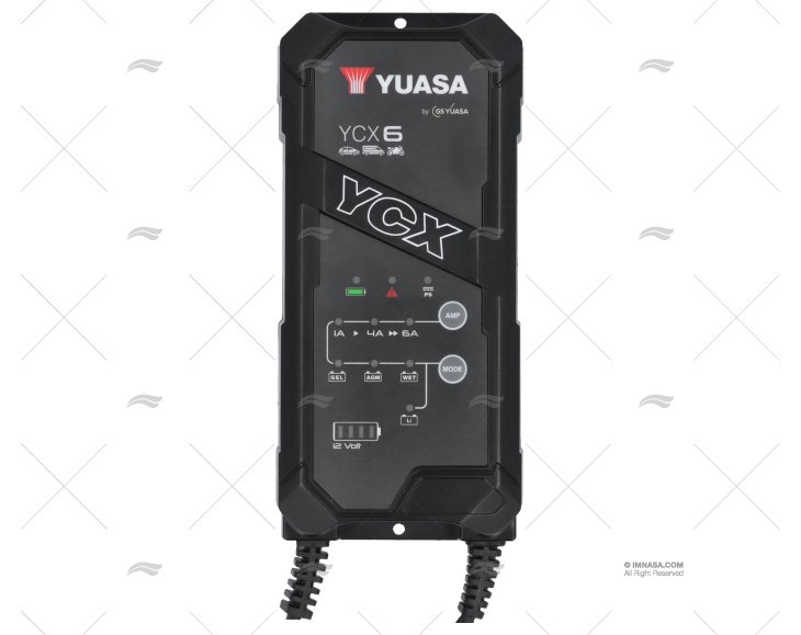 CHARGEUR DE BATTERIE 12V 6A YUASA