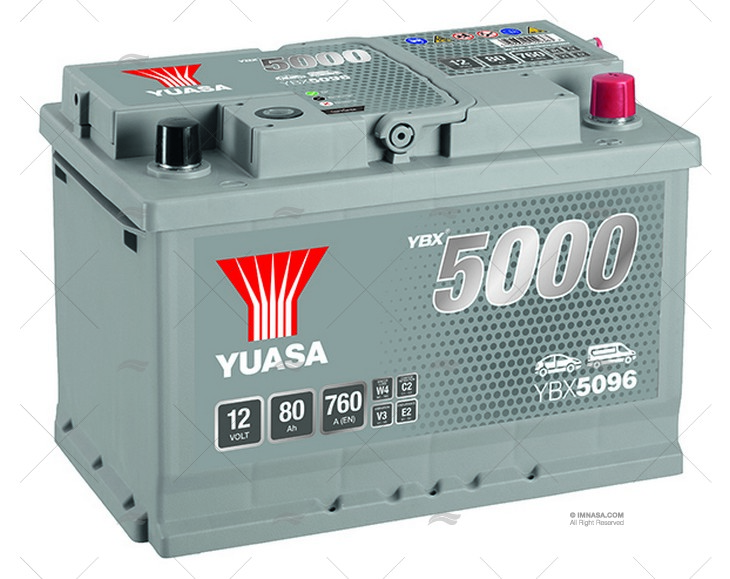 BATTERY YUASA 80A YUASA