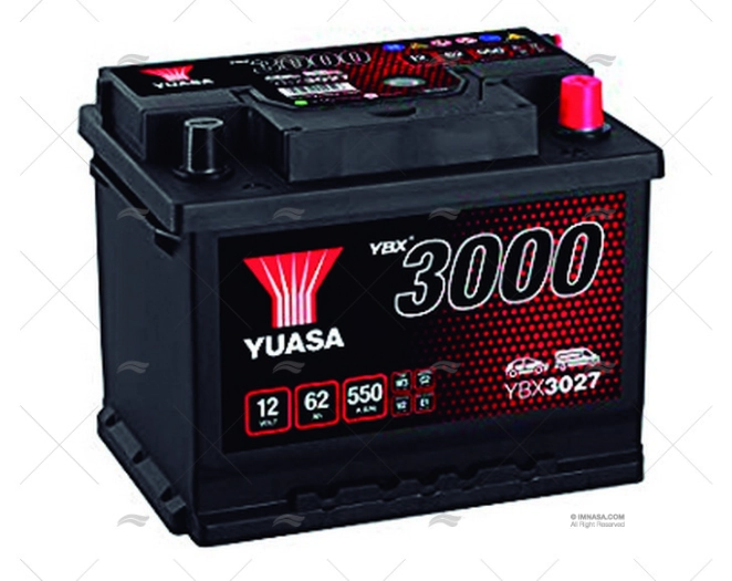 BATTERY YUASA 62A YUASA