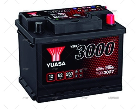 BATTERY YUASA 62A YUASA