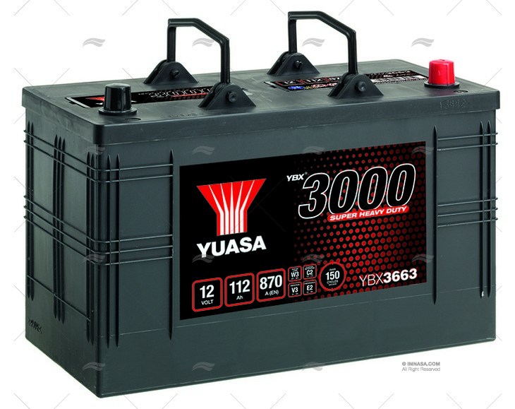 BATTERY YUASA 112A YUASA