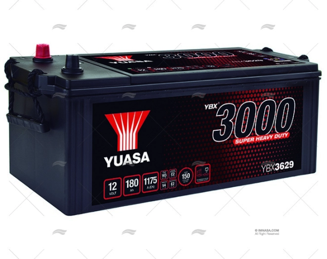 BATERIA 180A ARRANQUE YUASA MARINE YUASA