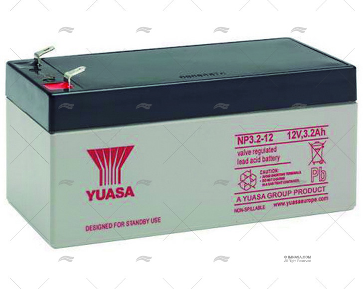 BATTERY YUASA AGM 3.2A YUASA