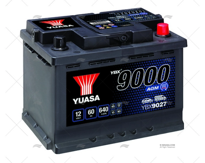 BATTERY YUASA AGM 60A YUASA