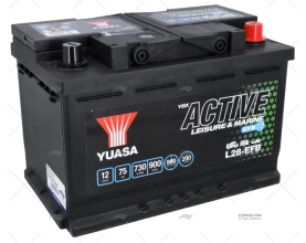 BATTERY YUASA EFB 75A YUASA